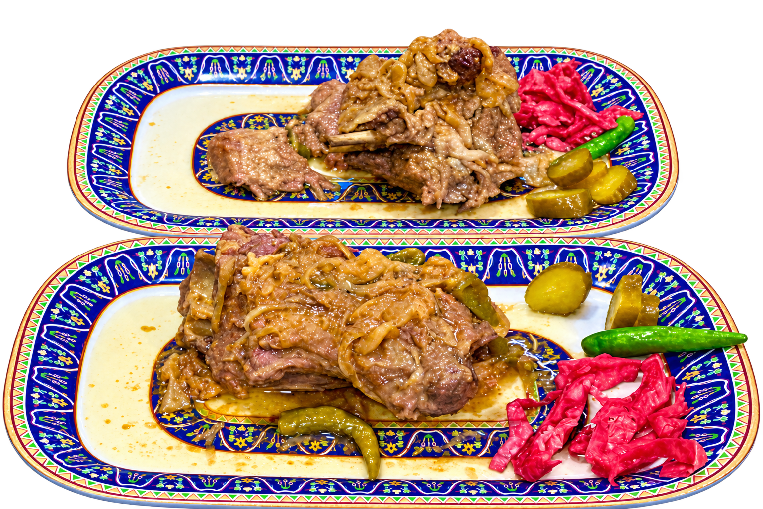 خوراک چلو گوشت و ماهیچه شاهانه