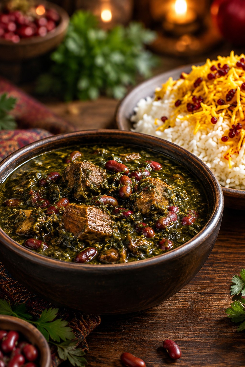 خورش قورمه‌سبزی